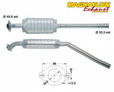 MAGNAFLOW 81614 -  Катализатор