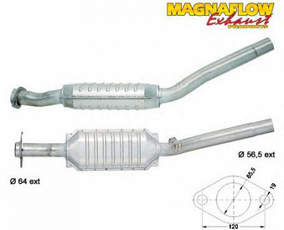 MAGNAFLOW 81624 -  Катализатор