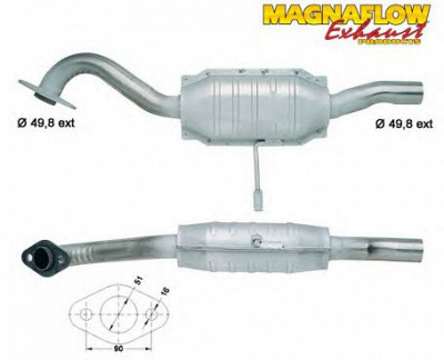 MAGNAFLOW 82540 -  Катализатор