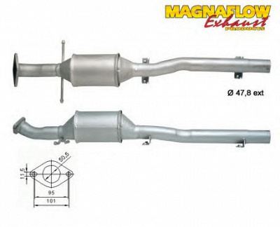 MAGNAFLOW 82556 -  Катализатор