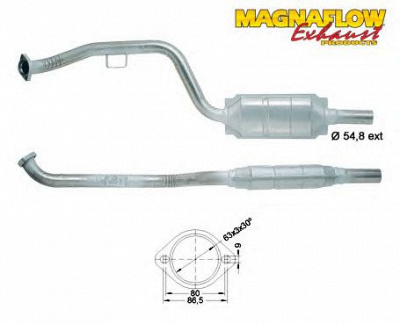MAGNAFLOW 85024 -  Катализатор