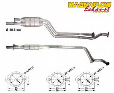 MAGNAFLOW 85041 -  Катализатор