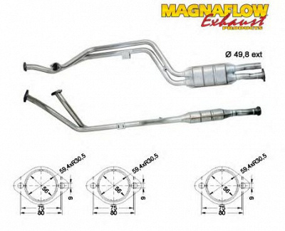 MAGNAFLOW 85044 -  Катализатор