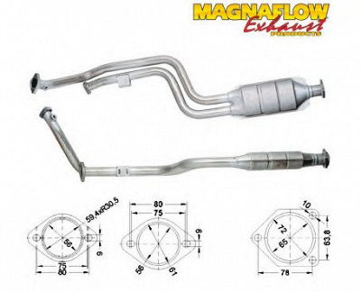 MAGNAFLOW 85046 -  Катализатор