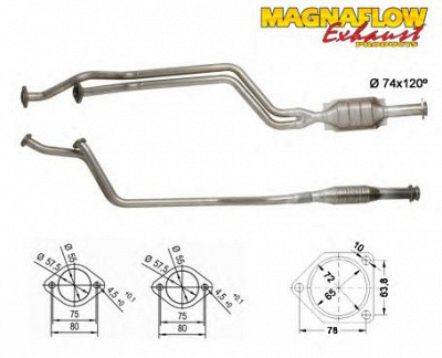 MAGNAFLOW 85052d -  Катализатор