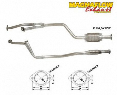 MAGNAFLOW 85054d -  Катализатор