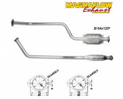 MAGNAFLOW 85055d -  Катализатор