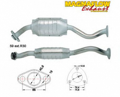 MAGNAFLOW 85816 -  Катализатор