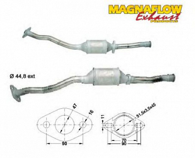 MAGNAFLOW 85819 -  Катализатор
