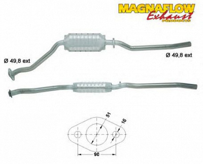 MAGNAFLOW 85824 -  Катализатор
