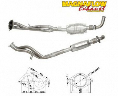 MAGNAFLOW 85836 -  Катализатор