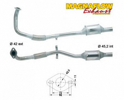 MAGNAFLOW 85855d -  Катализатор