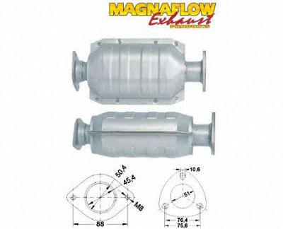 MAGNAFLOW 85866d -  Катализатор
