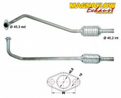 MAGNAFLOW 85871 -  Катализатор
