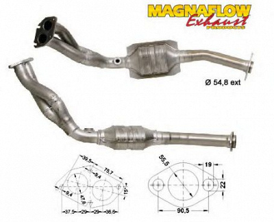 MAGNAFLOW 85875 -  Катализатор