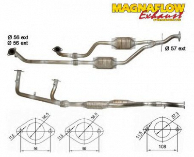 MAGNAFLOW 85885 -  Катализатор