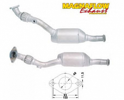 MAGNAFLOW 86348 -  Катализатор