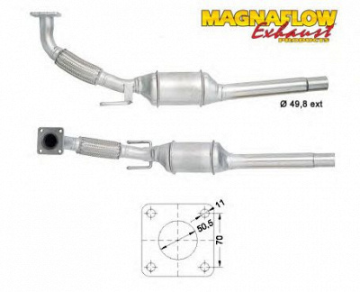 MAGNAFLOW 87208d -  Катализатор