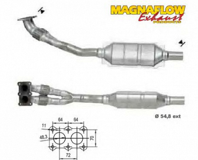 MAGNAFLOW 88839 -  Катализатор