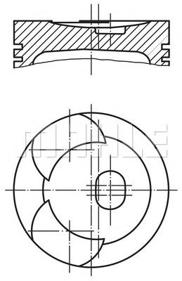 MAHLE 0019203 -  Поршень