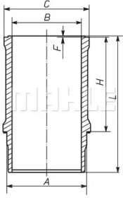 MAHLE 001pi00163000 -  Поршень