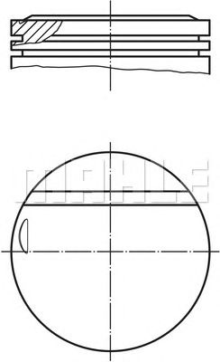 MAHLE 0021601 -  Поршень