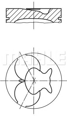 MAHLE 0022302 -  Поршень