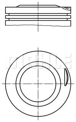 MAHLE 0022502 -  Поршень