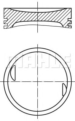 MAHLE 0022701 -  Поршень