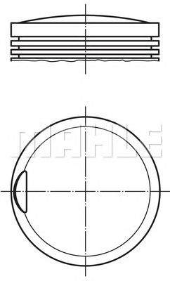 MAHLE 0022801 -  Поршень