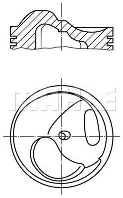 MAHLE 0023311 -  Поршень