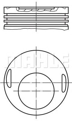 MAHLE 0026910 -  Поршень