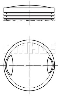 MAHLE 0027702 -  Поршень