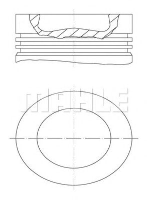 MAHLE 0031630 -  Поршень