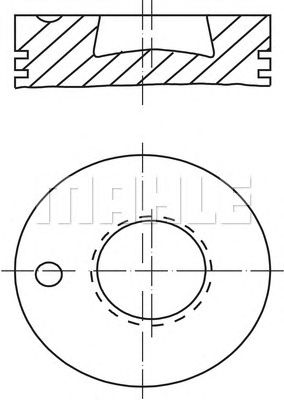 MAHLE 0037610 -  Поршень