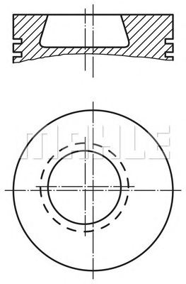 MAHLE 0037800 -  Поршень