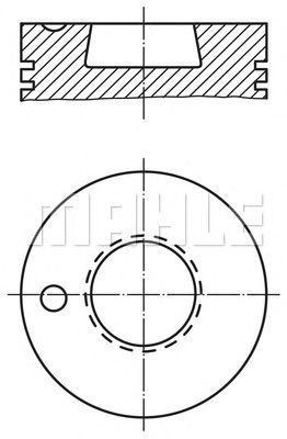 MAHLE 0039300 -  Поршень