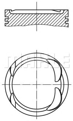 MAHLE 0040600 -  Поршень