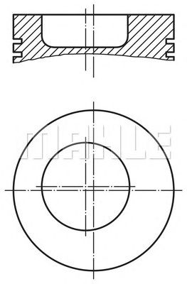 MAHLE 0044510 -  Поршень