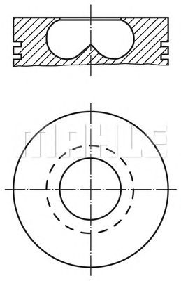 MAHLE 0082702 -  Поршень