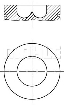 MAHLE 0091700 -  Поршень