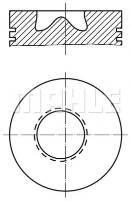 MAHLE 0099600 -  Поршень