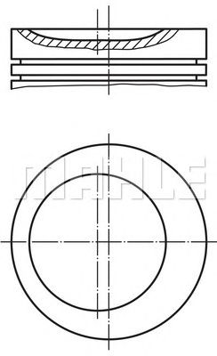 MAHLE 0117501 -  Поршень