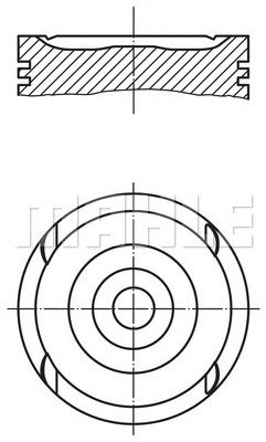 MAHLE 0117901 -  Поршень