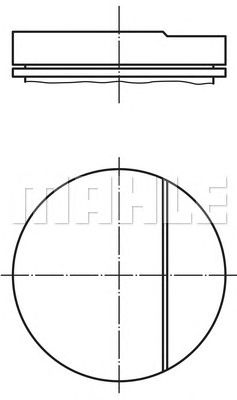 MAHLE 0119401 -  Поршень