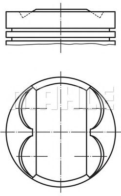 MAHLE 0120601 -  Поршень
