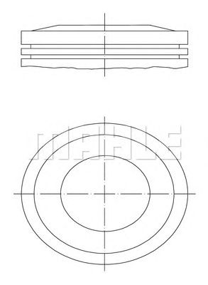 MAHLE 0121000 -  Поршень