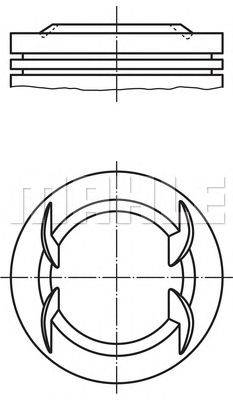 MAHLE 0122302 -  