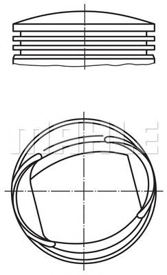 MAHLE 0131802 -  Поршень