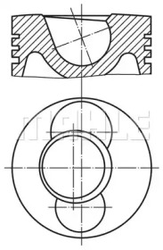MAHLE 0210300 -  Поршень
